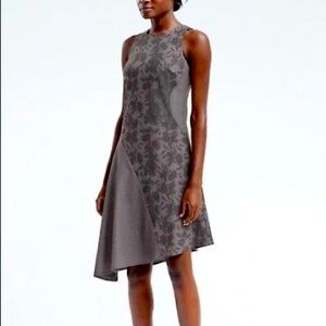 Banana Republic Grey Asymmetric Hem Dress